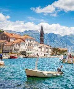 Montenegro waterfront town