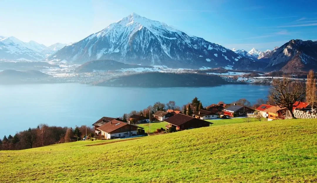 Swiss alpine landscape