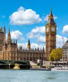 Palace of Westminster in London