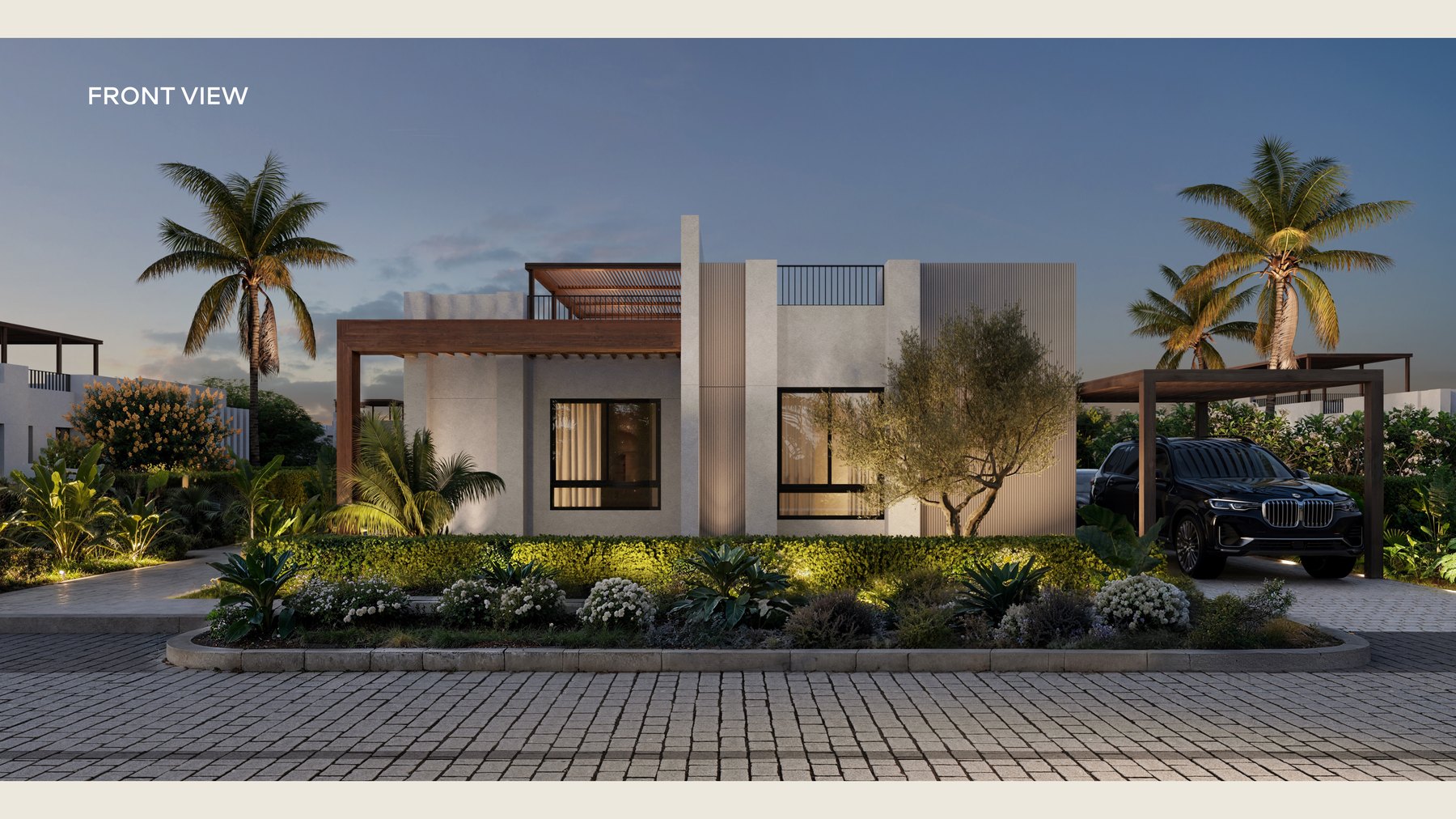 O Views single-level villa
