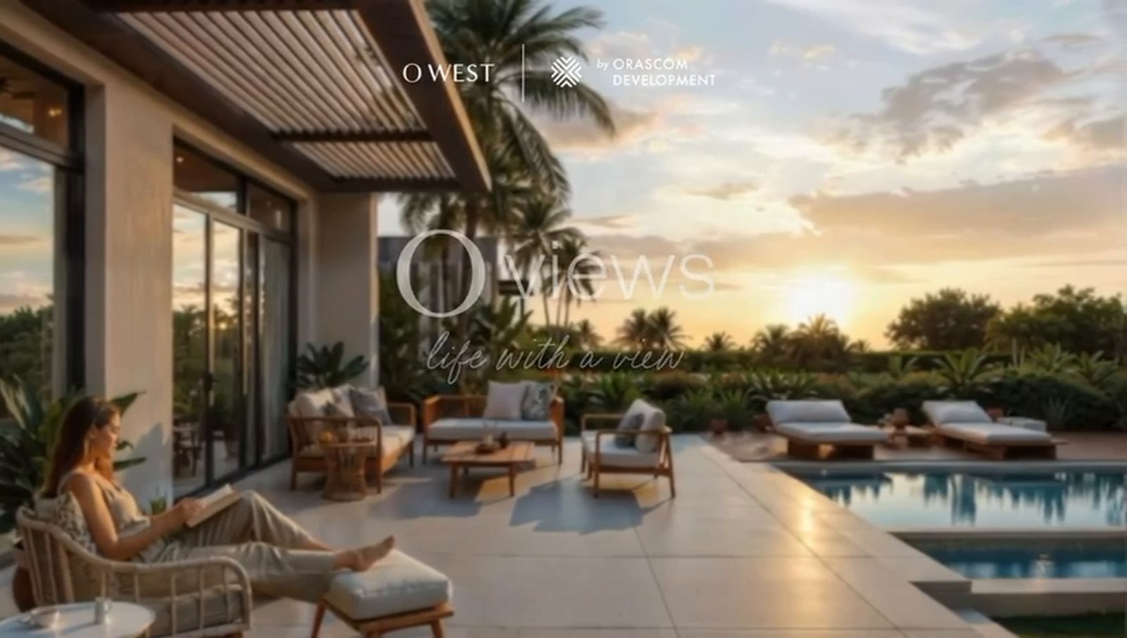 O Views landscape and residences