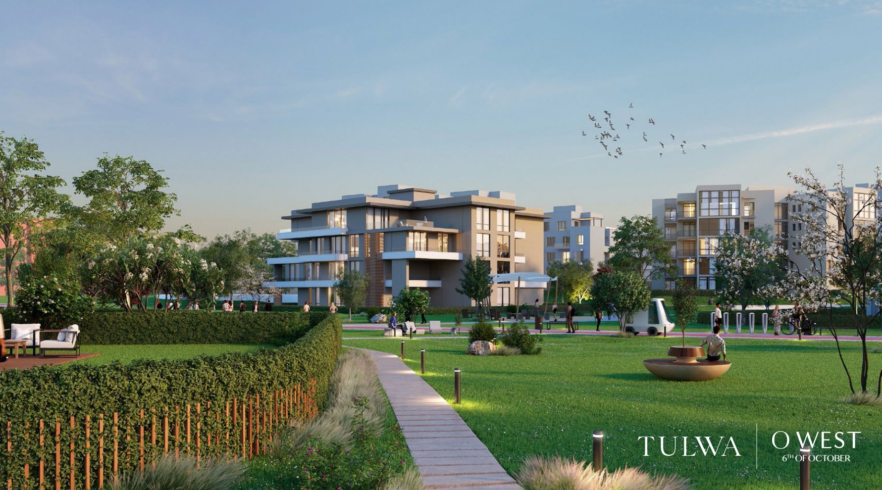 Tulwa landscaped residential buildings