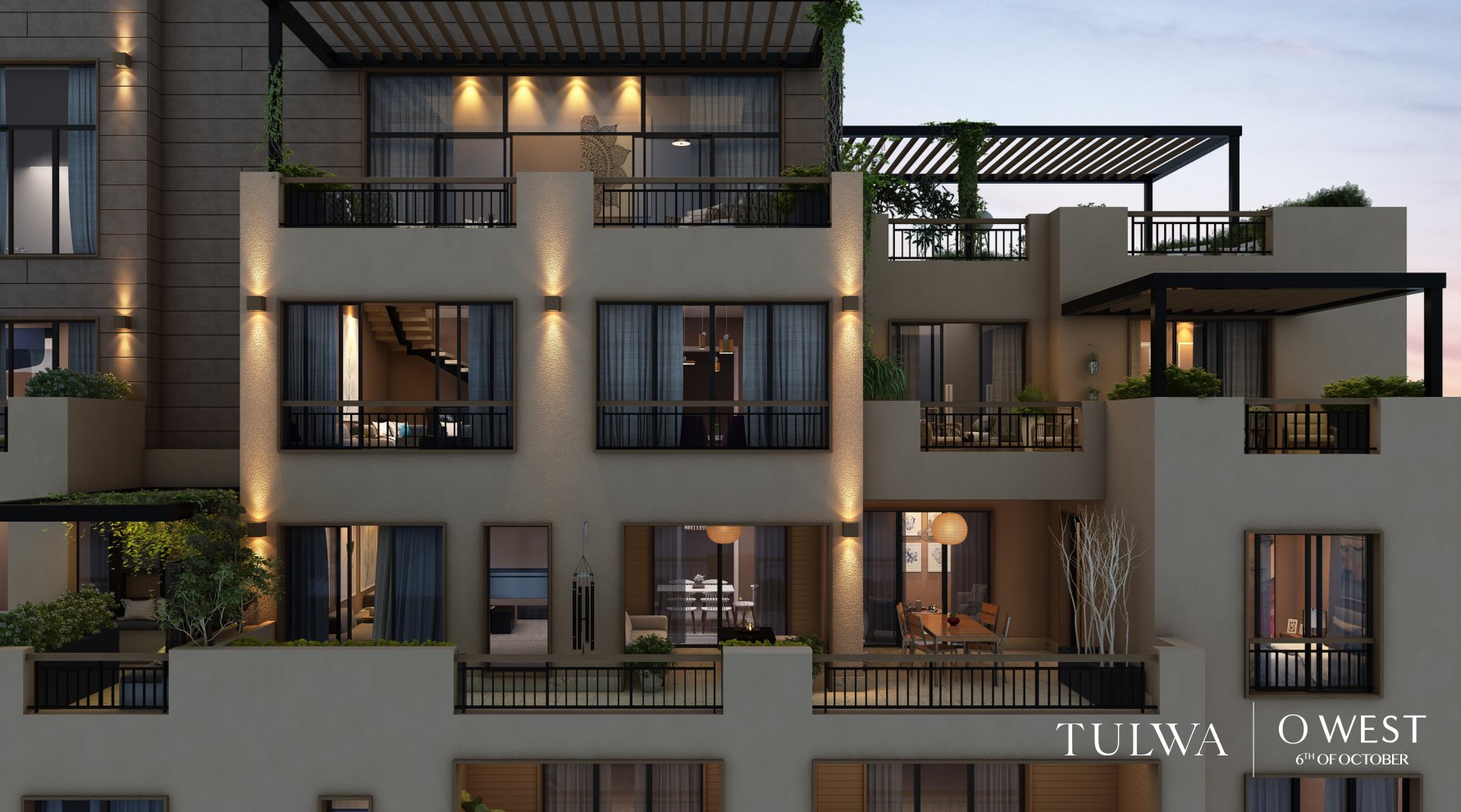 Tulwa penthouse terrace